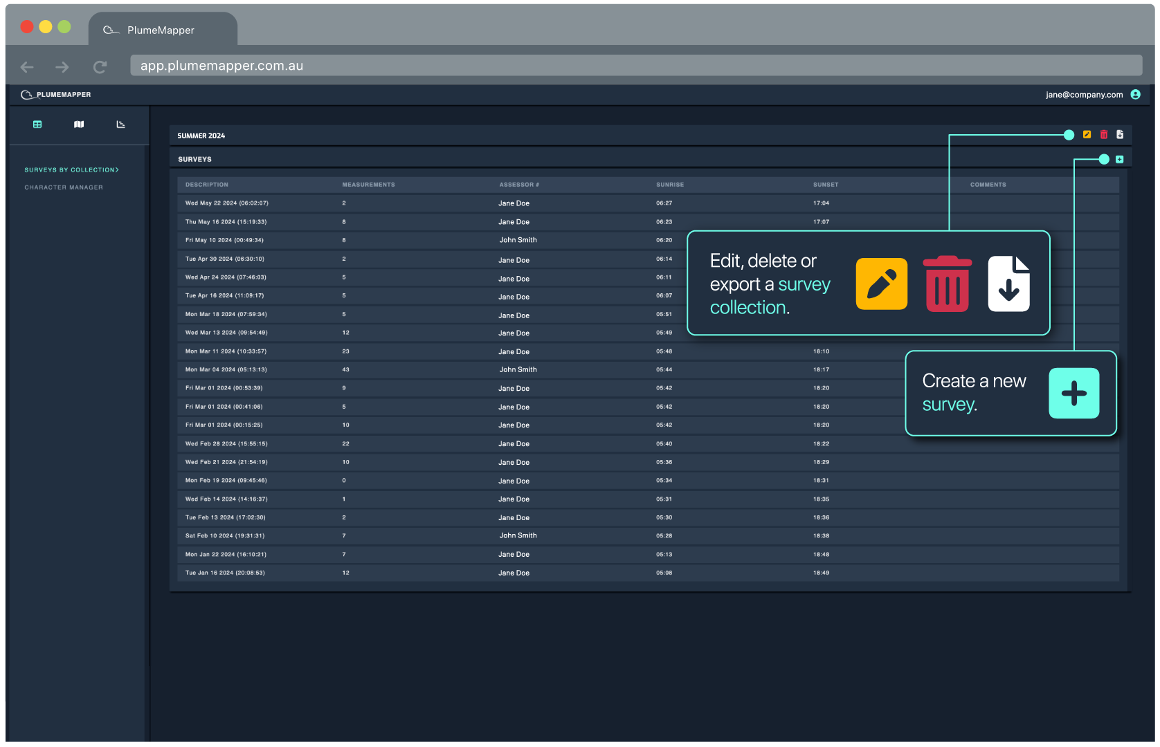 web app: data feature image
